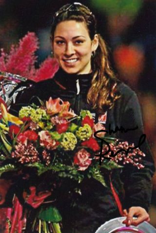 Shannon Rempel Can 2. ,  3.  Olympics 2006 / Ssk - Sign Photo