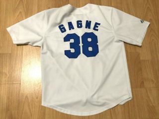 Vintage Majestic Eric Gagne Los Angeles Dodgers Authentic Youth Jersey Sewn M/L 5