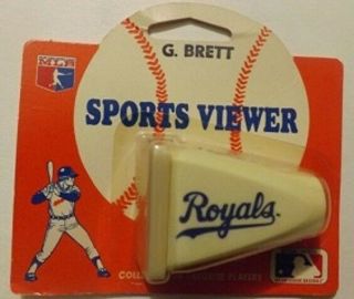 Vintage Mlb Sports Viewer - George Brett Kansas City Royals In Package