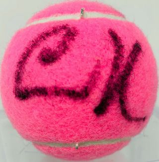 Anna Kournikova Signed Penn Tennis Ball Pink - Psa Dna