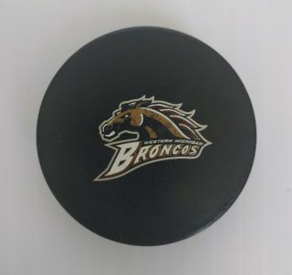 Western Michigan Broncos Official Game Puck By Vegum