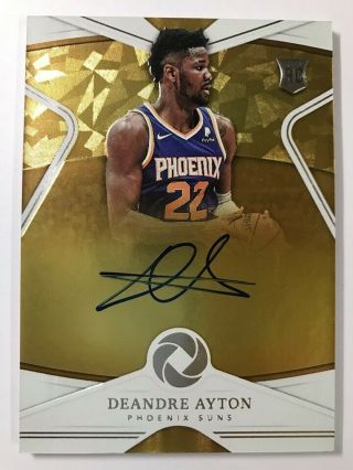 2018 - 19 Panini Opulence Rookie Autograph Auto Card : Deandre Ayton Suns 46/99