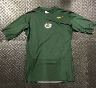 Green Bay Packers Game Worn Issued Nike Pro Dri Fit Shirt Size Xxl