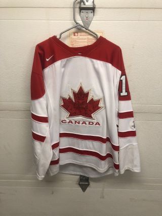 Nike Getzlaf 2010 Olympics Team Canada Home White Hockey Jersey Size Large