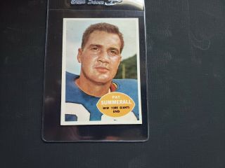 1960 Topps 77 Pat Summerall Nmt,