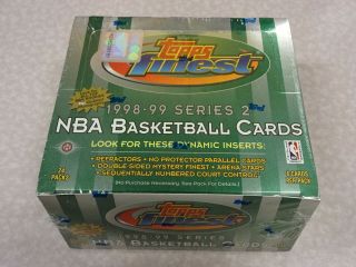 Factory 1998 - 99 Topps Finest Basketball Series 2 24 Pk Box (nowitzki Rc)