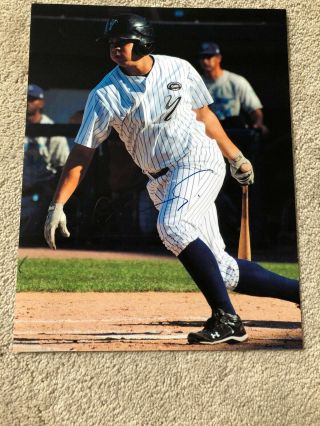 Gary Sanchez York Yankees Signed Autographed 8.  5 By 11 Photo Mlb