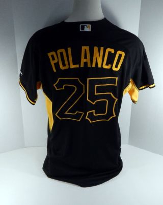 2016 Pittsburgh Pirates Gregory Polanco 25 Game Issued Batting Practice Jersey