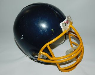 Vintage 1980s San Diego Chargers Blank Riddell Vsr - 4 Football Noc Sae Helmet L