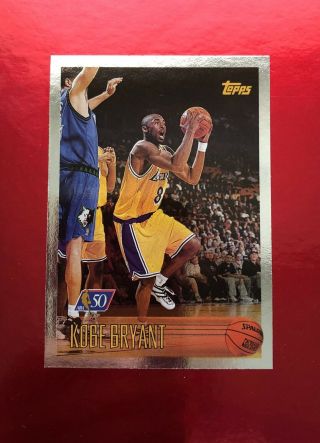 1996 Topps Kobe Bryant 138 Nba 50th Foil Basketball Card