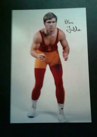 Dan Gable Autographed 4x6 Photo Usa Wrestling