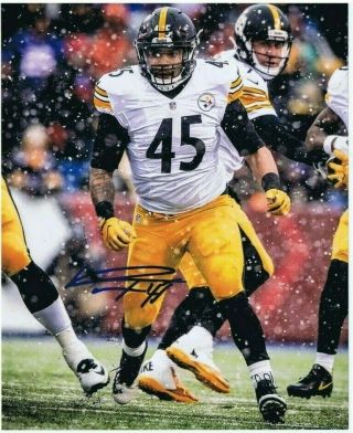Roosevelt Nix Signed Autographed 8x10 - Pittsburgh Steelers - Kent State Flashes