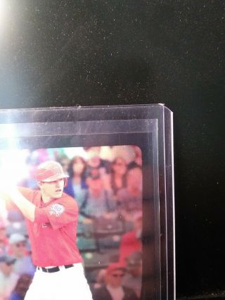 2011 Bowman Chrome Mike Trout 175 REFRACTOR Ref RC Rookie Card ANGELS MVP 6