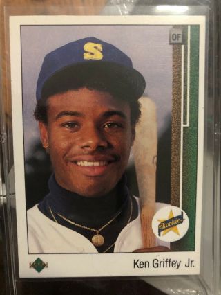 1989 Ken Griffey Jr Upper Deck Baseball Rookie Card Rc 1 Seattle Mariners