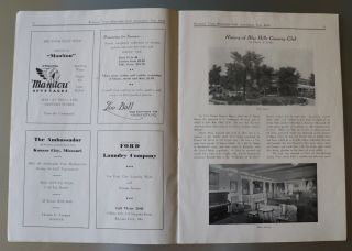 1934 Year Book Women ' s Trans - Mississippi Golf Assoc.  Blue Hills Country Club 4