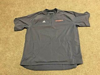 Rutgers Football Game Worn / Adidas Winbreaker Shirt / Jacket - Size Xl