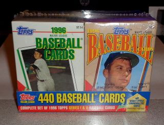 Complete Set Of 1996 Topps Baseball Series 1 & 2 In Cereal Boxes Factory