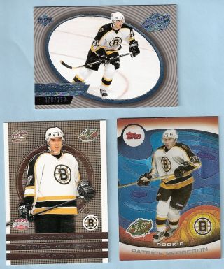 2004 03 - 04 Pacific Upper Deck Topps Nhl All Star Game Patrice Bergeron