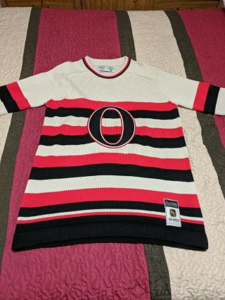Ccm Classic Team Sweater Ottawa Senators Nhl Hockey Jersey Size Xl