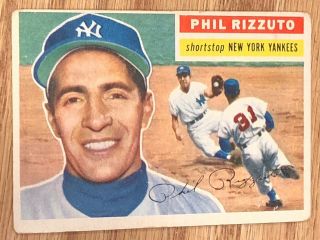 1956 Topps 113 Phil Rizzuto Vg Crease