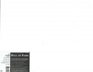 2004 TOPPS TRIBUTE HALL OF FAME TY COBB GAME BAT TR - TCB 2