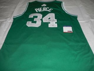 Celtics Paul Pierce Autographed Signed Nba Basketball Jersey Psa Certified
