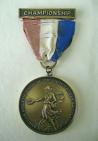 1936 Aau Championship Basketball Medal - Bill Wheatley Olympic Gold Medal Winner