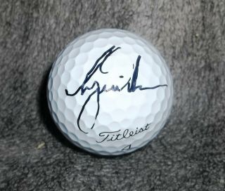 Tiger Woods Autographed Titleist Pro V1 Golf Ball W/