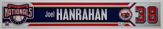 Joel Hanrahan Game Washington Nationals Inaugural Opening Day Name Plate