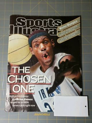 Lebron James February 18,  2002 Sports Illustrated First Cover The Chosen One