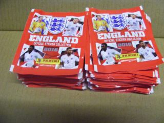 100 Packs Of Panini 2016 England Football Stickers (slightly Shop Soiled)