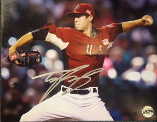 Tyler Skaggs Autographed Signed 8x10 Photo,  Angels (mcm)