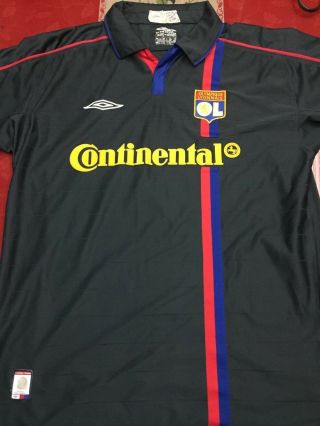2003 Olympique Lyonnais Lyon Football Soccer Shirt Jersey Champions Juninho Era