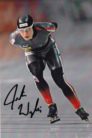 Justin Warsylewicz Can 2.  Olympics 2006 / Ssk - Sign Photo