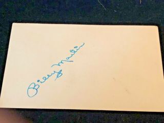 Billy Martin signed GPC dated 1952 incredibly early signature Full JSA 3