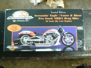 Screamin Eagle Nhra Pro Stock Bike Limited Edition Scale 1:9 504