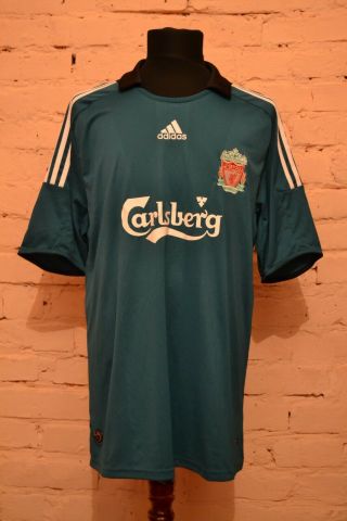 Fc Liverpool Third Football Shirt 2008/2009 Soccer Jersey Trikot England Adidas
