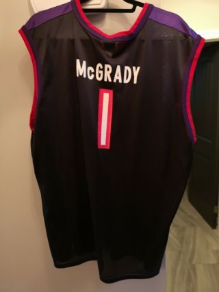 Tracy McGrady Toronto Raptor ' s Authentic Champion Jersey Men Sized 2