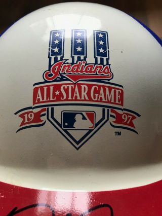 1997 All Star Signed Auto Frank Thomas White Sox Baseball Full Batting Helmet 2
