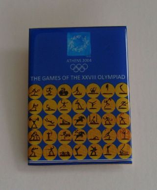 2004 Athens Olympic Games - The Games Of The Xxviii Olympiad/pictograms Pin