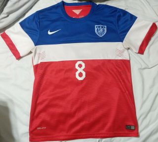 Authentic Clint Dempsey Usa Away 2014 Fifa World Cup Jersey Size Medium