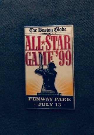 1999 Baseball All - Star Game Fenway Park Boston Red Sox Official Pin July 13