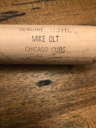 Mike Olt,  Louisville Slugger MLB Game Bat Chicago Cubs,  Uncracked & Solid 2