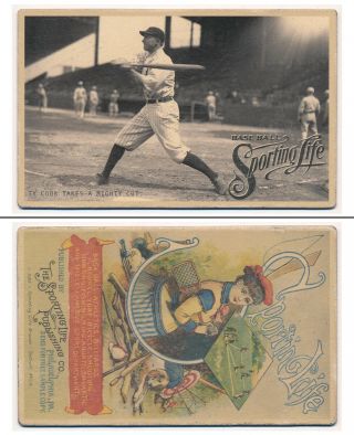 Sporting Life " Exhibit Series " - " The Mighty Swing Of Ty Cobb "