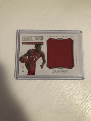 Og Anunoby 2017 - 18 Panini National Treasures Colossal Rookie Materials /99