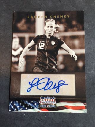 2012 Panini Americana Usa Soccer Autograph Lauren Cheney /179