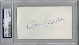 Alan Ameche Signed Index Card Autographed Psa/dna 83816897