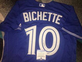 Bo Bichette Signed Toronto Blue Jays Jersey Future All Star Beckett