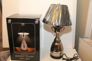 Cfl Footbal Grey Cup Table Lamp Licenced Rare