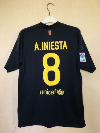 Fc Barcelona 2011\2012 Away Football Jersey Camiseta Maglia Shirt 8 Iniesta